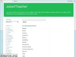 Sites similar to jobs4teacher.blogspot.com