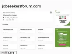 Sites similar to jobseekersforum.com