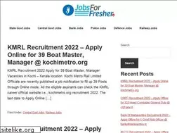 Sites similar to jobsforfresher.in