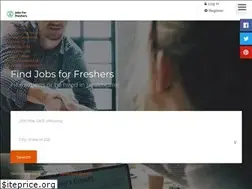 Sites similar to jobsforfreshers.co.in