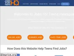 Sites similar to jobsforteenshq.com