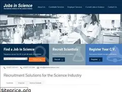 Sites similar to jobsinscience.com