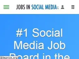 Sites similar to jobsinsocialmedia.com