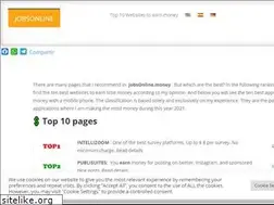 Sites similar to jobsonline.money