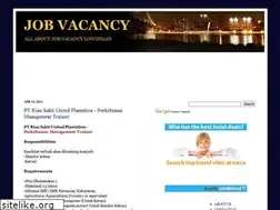 Sites similar to jobvacancylowongan.blogspot.com