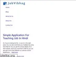 Sites similar to jobvibhag.in