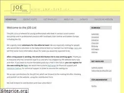 Sites similar to joe-list.de