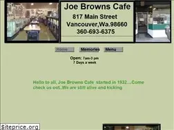 Sites similar to joebrownscafe.com