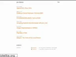 Sites similar to joedevivo.com