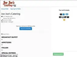 Sites similar to joejoescatering.com