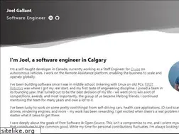 Sites similar to joelgallant.com