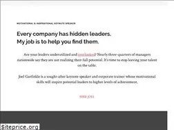 Sites similar to joelinspirationalspeaker.com