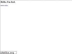 Sites similar to joelkang.com