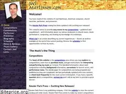 Sites similar to joelmartinson.com