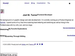 Sites similar to joelmturner.com