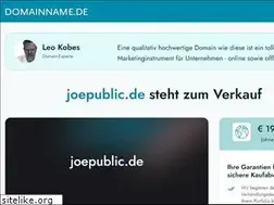 Sites similar to joepublic.de