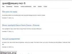 Sites similar to joequery.me