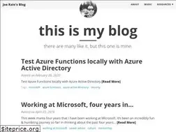 Sites similar to joeraio.com