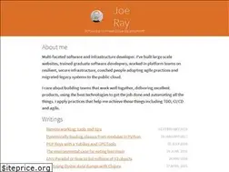 Sites similar to joeray.me