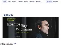 Sites similar to joergwidmann.com