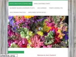 Sites similar to joesgardens.com