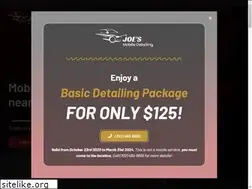 Sites similar to joesmobiledetailing.com