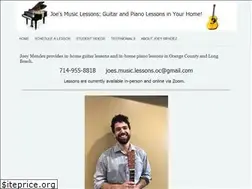 Sites similar to joesmusiclessons.com