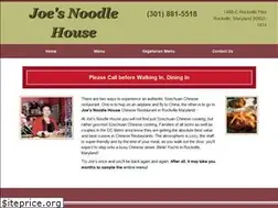 Sites similar to joesnoodlehouse.com