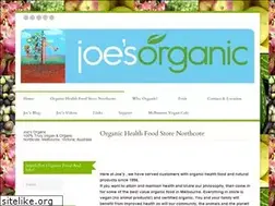Sites similar to joesorganic.com.au