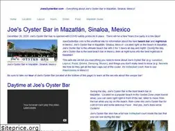 Sites similar to joesoysterbar.com