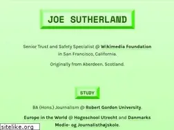 Sites similar to joesutherland.rocks