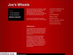 Sites similar to joeswheelsnmore.com