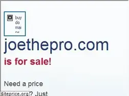 Sites similar to joethepro.com