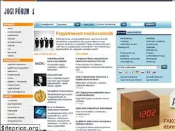 Sites similar to jogiforum.hu