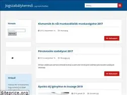 Sites similar to jogszabalykereso.hu