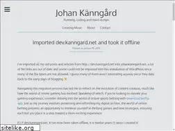 Sites similar to johankanngard.net
