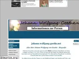 Sites similar to johann-wolfgang-goethe.net