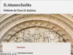Sites similar to johannes-basilika.de