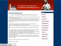 Sites similar to johanniskirche-dessau.de