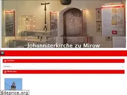 Sites similar to johanniterkirche-mirow.de