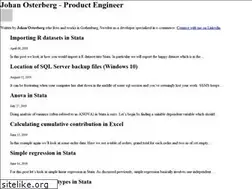 Sites similar to johanosterberg.com