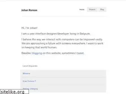 Sites similar to johanronsse.be