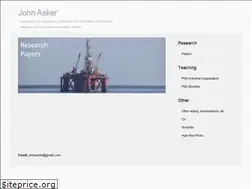 Sites similar to johnasker.com