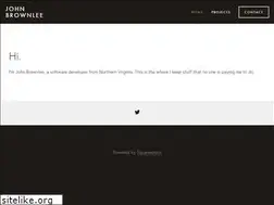 Sites similar to johnbrownlee.com