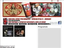 Sites similar to johnbullsportpub.hu