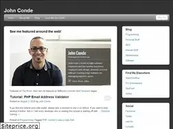 Sites similar to johnconde.net