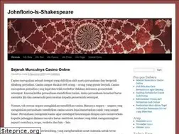 Sites similar to johnflorio-is-shakespeare.com