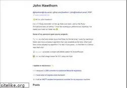 Sites similar to johnhawthorn.com