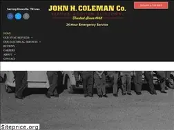 Sites similar to johnhcolemanco.com