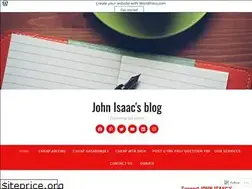 Sites similar to johnisaacsblog.wordpress.com